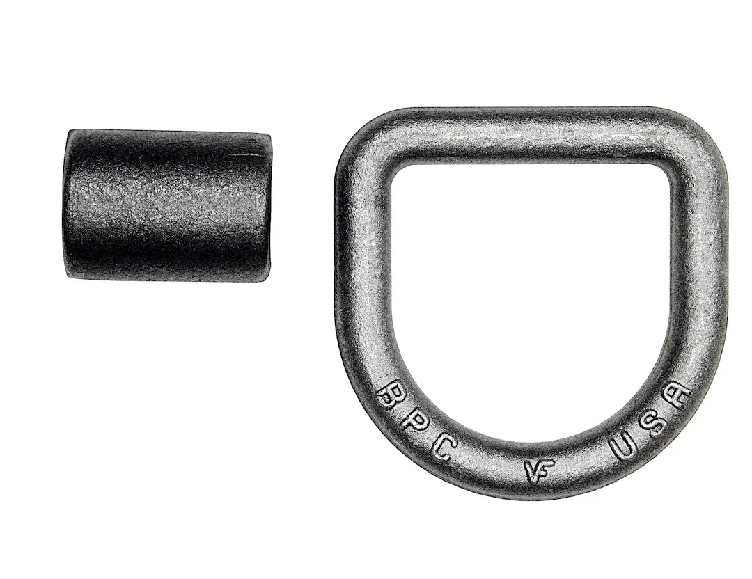 B40PKGD – BUYERS PROD D-Ring, 5/8 Inch Ring Diameter Steel With Bracket - view 2